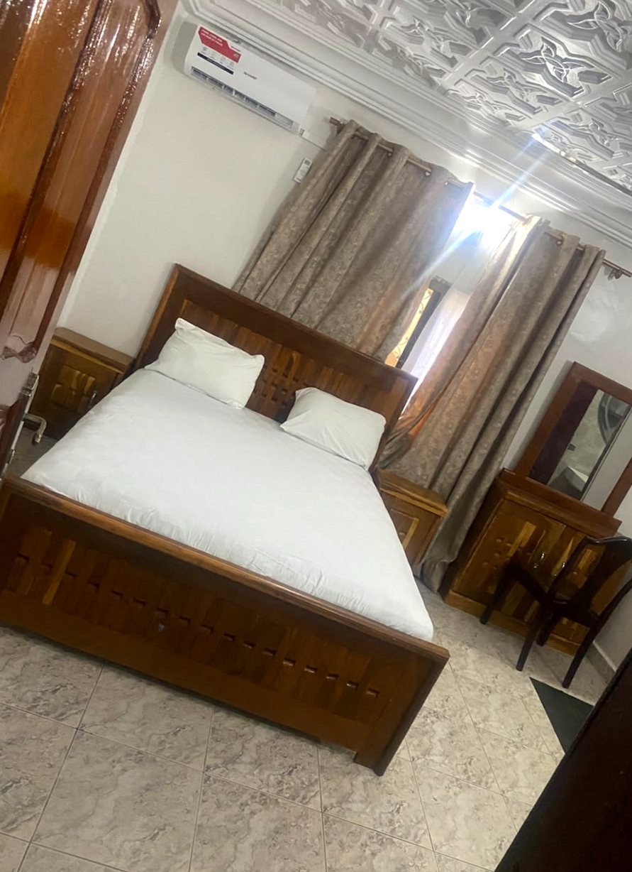 Bedroom with air conditioning